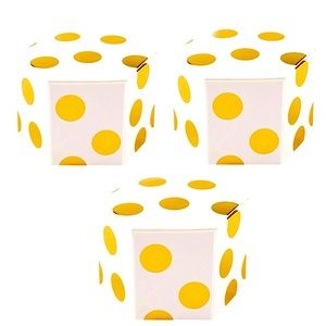 💜10/$25💜NEW 3 Gold Dotted Tiny Gift Boxes